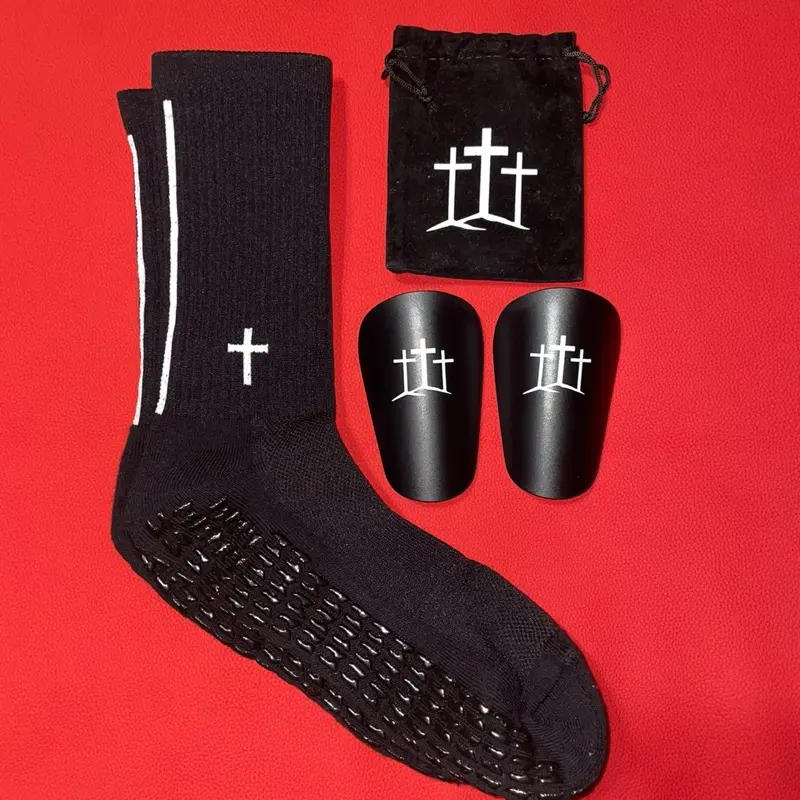 Black Gripsocks + Shinguard Bundle