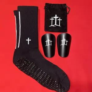 Black Gripsocks + Shinguard Bundle