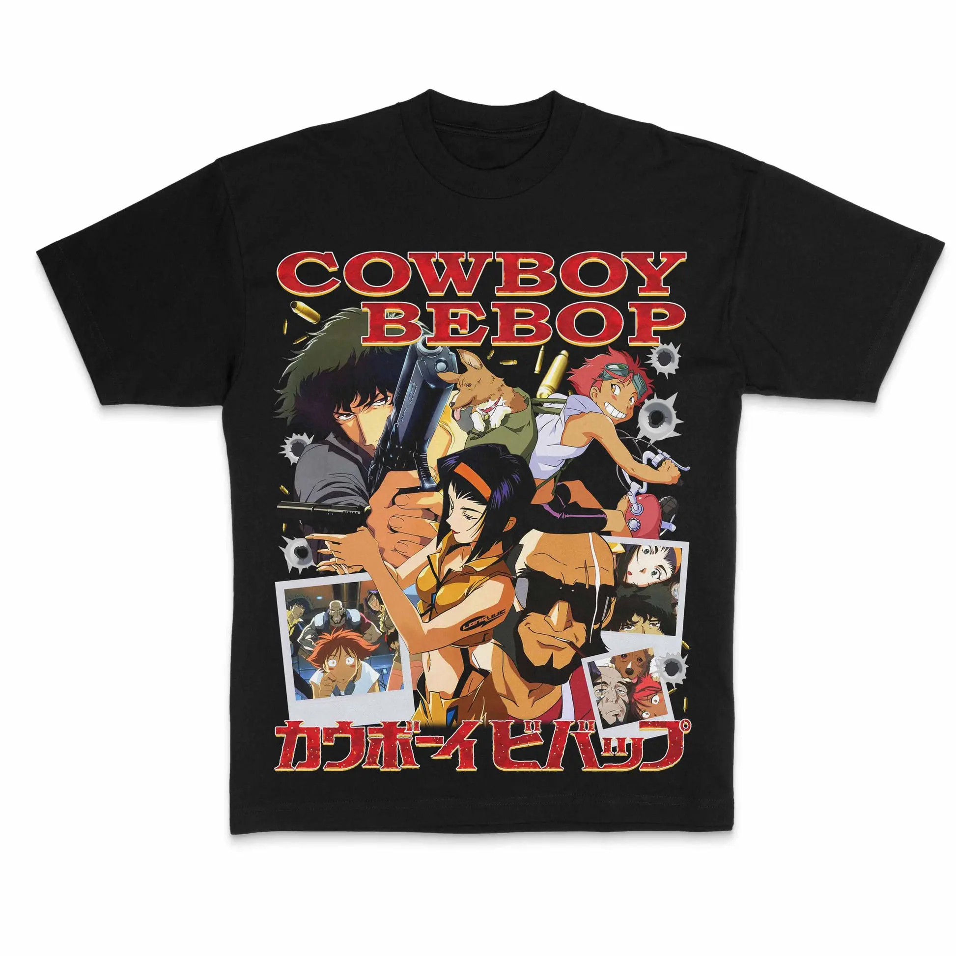 Cowboy Bebop Anime T-Shirt, Spike Spiegel Graphic Tee, Classic Anime Fan Shirt