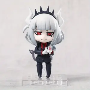 Anime-Themed PVC Action Figure - 3.54in Collectible Model Doll with Face Swap Interchangeable Faces, Articulated Limbs, Ages 14+