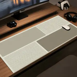 1pc Multiple Sizes Desk Pad | Extra Large Office Keyboard Mat, Polyester and Rubber Material, Suitable for Home, School, and Classroom Use