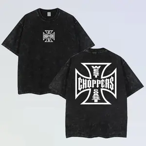 West Coast Choppers Black Acid Wash Graphic tshirt Gym Rat Style Workout Streetwear Fan Active Lifestyle Drip Gym Fashion Icon Fitness Trendsetter Streetwear tshirt ,100% Premium Cotton 230gsm ,Inspired graphic tees men gifts outfit men dailywear Menswear