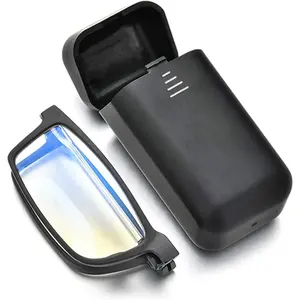 Folding Reading Glasses - Foldable Portable Readers For Men Women With Case 1 Pair 2.00
