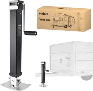 Nilight Trailer Jack 8000 LBS Weld On Heavy Duty Trailer Jacks Alloy Steel Square Direct Utility Trailers Tongue Jack 14 Inch Lift Adjustable Drop Leg RV Jack for Boat RV Camper Horse Yacht Trailers dealsforyoudays