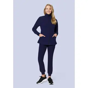Women's Modern Scrub Jacket Navy