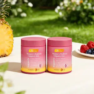 Hawalian Pineapple Probiotic Gummies for Women -All-in-One pH & Dryness Support with Slippery Elm,Prebiotics & Lactobacillus Blend Her Juicy All-in-OneProbiotic Gummies - Slippery Elm, Prebiotics & Lactobacillusfor Women's pH Balance & Dryness