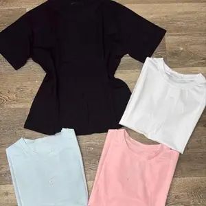 T5656Ola -Basic T-shirt with bows