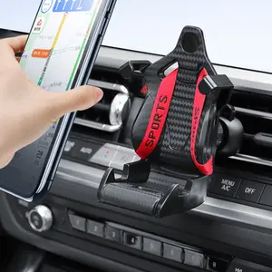 Car Seat Design GPS Phone Holder, Universal Car Phone Holder with Air Vent, Car vent Phone Stand Compatible with iPhone Xiaomi Huawei Samsung, Car Phone Mount