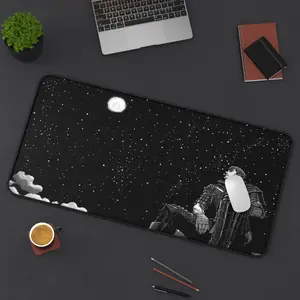 Guts Starry Sky Mouse Pad - Berserk Anime Night Scene Desk Mat, Guts Artwork Gaming Pad, Dark Fantasy Gift