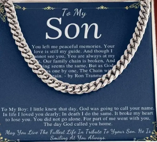 Christmas Gift For Son Gift, Keepsake Gift For Son, Son From Mom, From Dad To Son,Son Graduation Gift,Son Birthday Gift