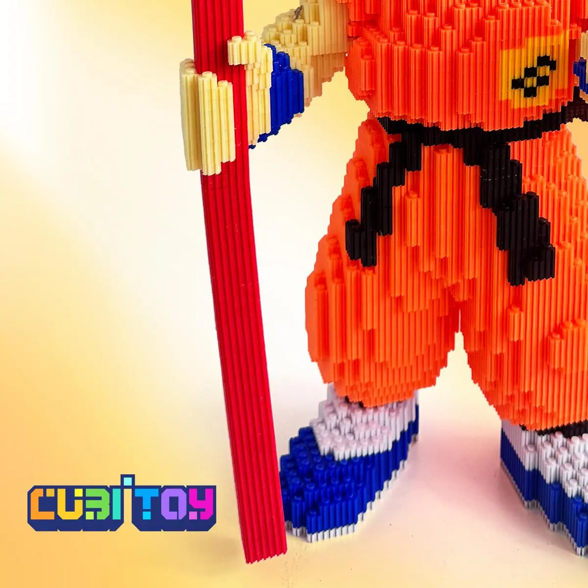 CubiTOY Animation Large Kid Kakarot (~12,000 PCS) Micro 3D Building Block Model CubiTOY Animation Large Kid Kakarot (~12,000 PCS) Micro 3D Building Block Model
