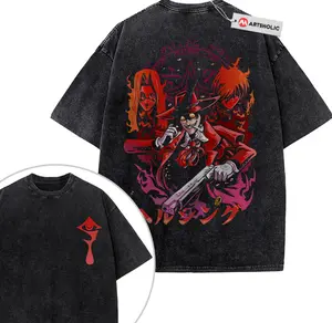 Alucard Shirt, Hellsing Shirt, Anime Shirt, Vintage Tee 2-Sided