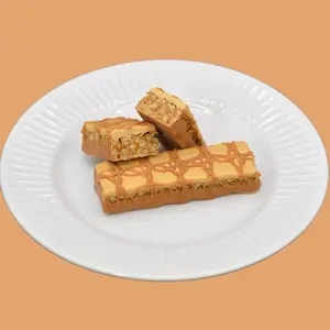 Frosted Peanut Butter Bars - Sweet Snack with Protein & Milk, Perfect for a Quick and Easy Treat