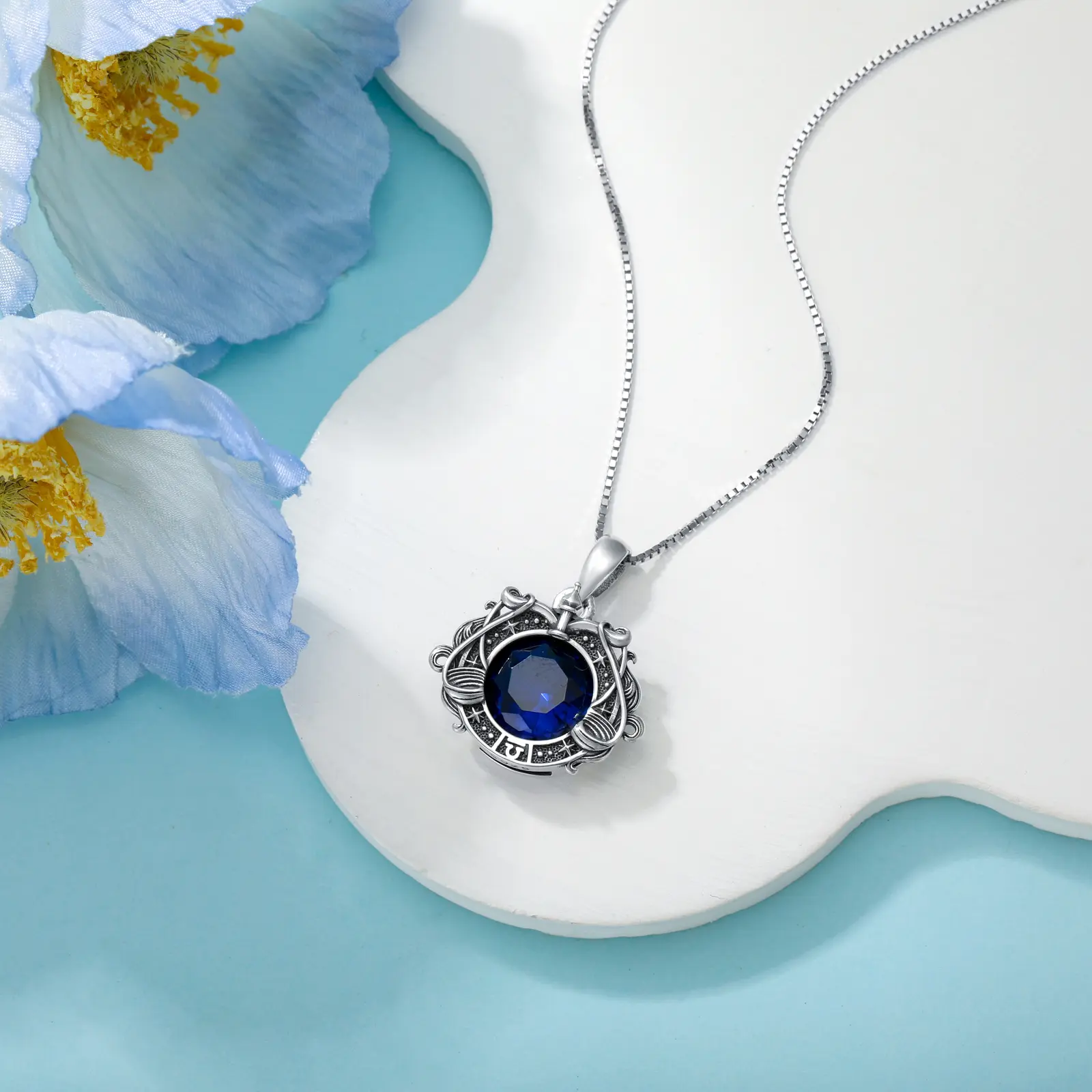 DOLIOX 925 Sterling Silver Adjustable 12 Constellations Birthstone Necklace, Unisex Everyday Jewelry, Ideal Birthday Gift for Women Men DOLIOX 925 Sterling Silver Adjustable 12 Constellations Birthstone Necklace, Unisex Everyday Jewelry, Ideal Birthday Gift for Women Men
