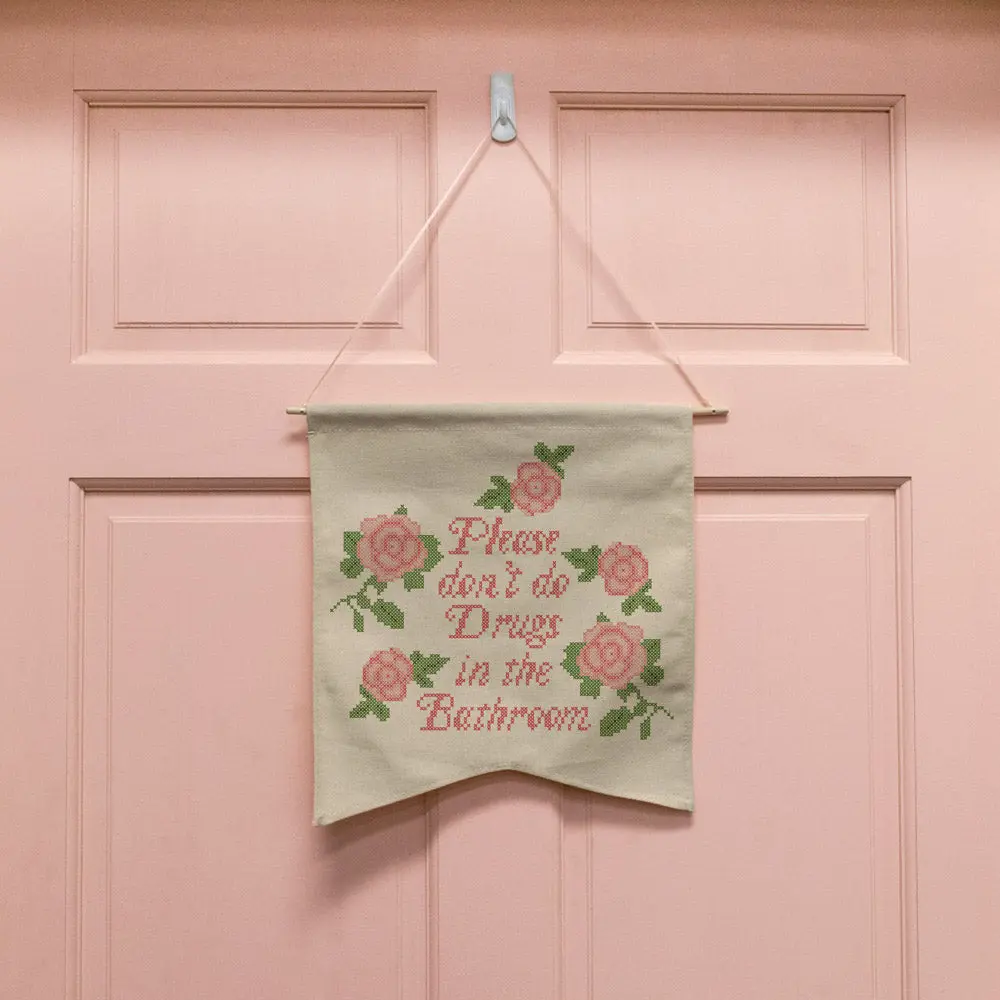Please Don't Do Drugs Wall Hang