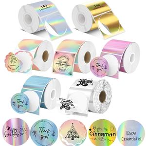 thermal label paper, 140pcs/roll waterproof self adhesive label sticker, label paper for phomemo m220 m200 m221 m110 label machine
