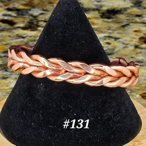 #131 Pure Copper 6" x 1/2" Cuff Bracelet – Handmade Artisan Jewelry – Unisex – Gift Ready