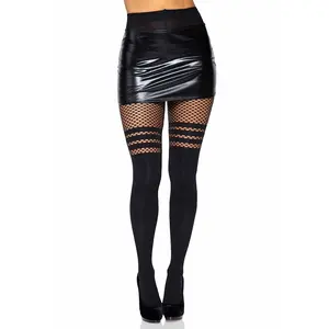 Faux Thigh High Tights