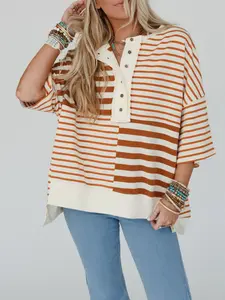 Striped Patchwork Sweater