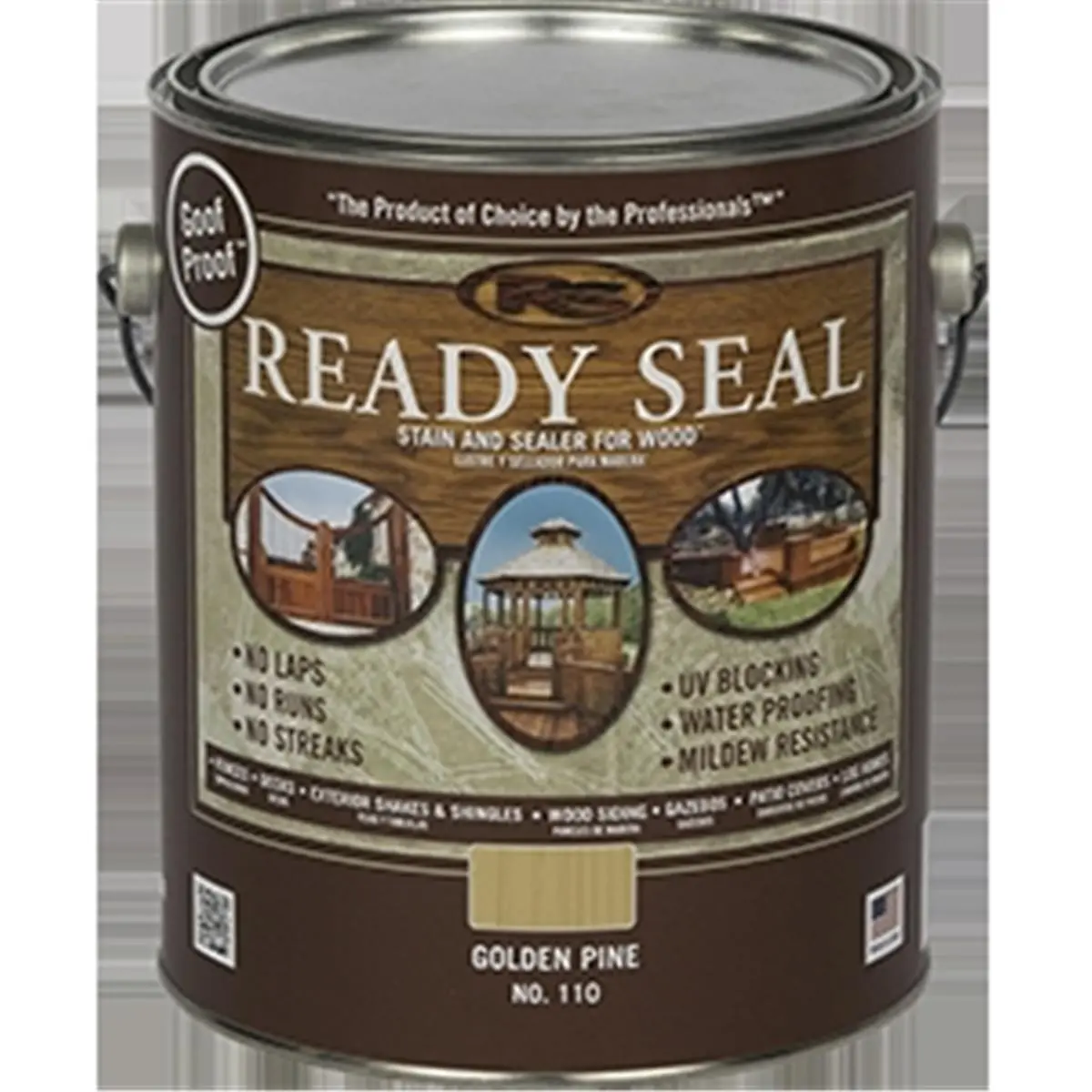 Ready Seal 816078001104 110 1g Stain & Sealer for Wood - Golden Pine