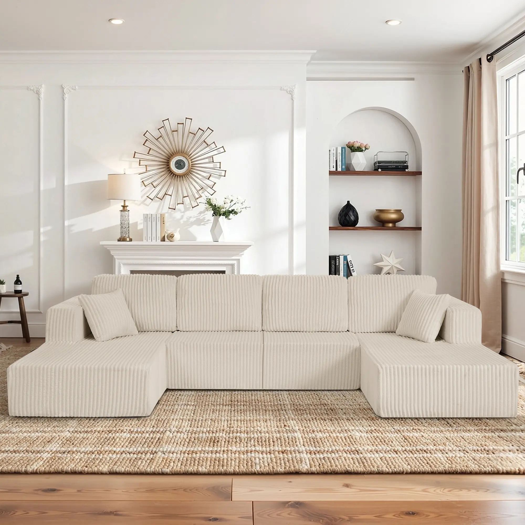 Beige + Foam + 7 Seat