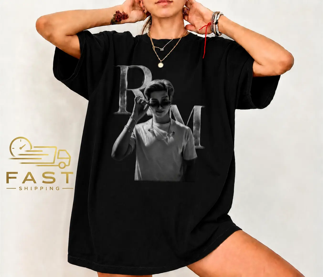 Comfort Colors RM Idol Graphic T Shirt, Korean Pop Aesthetic Streetwear Apparel