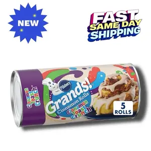 Pillsbury Grands! Cinnamon Toast Crunch Cinnamon Rolls, 5 Deluxe Rolls, 17.5 oz Sugar