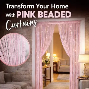Door curtain, Sparkling Bead Curtain, Door Decoration, Sequined Bead Curtain, Open Wardrobe, Clothes Drying Curtain, Bohemian Syle Bead Curtain, Glittering Bead Curtain, Window Curtain, Girl's Room Decoration