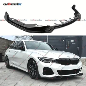 2019-2022 BMW 3 Series G20 M340i 330i – MP Style Front Bumper Lip Splitter Air Dam| Gloss Black| M Bumper Only