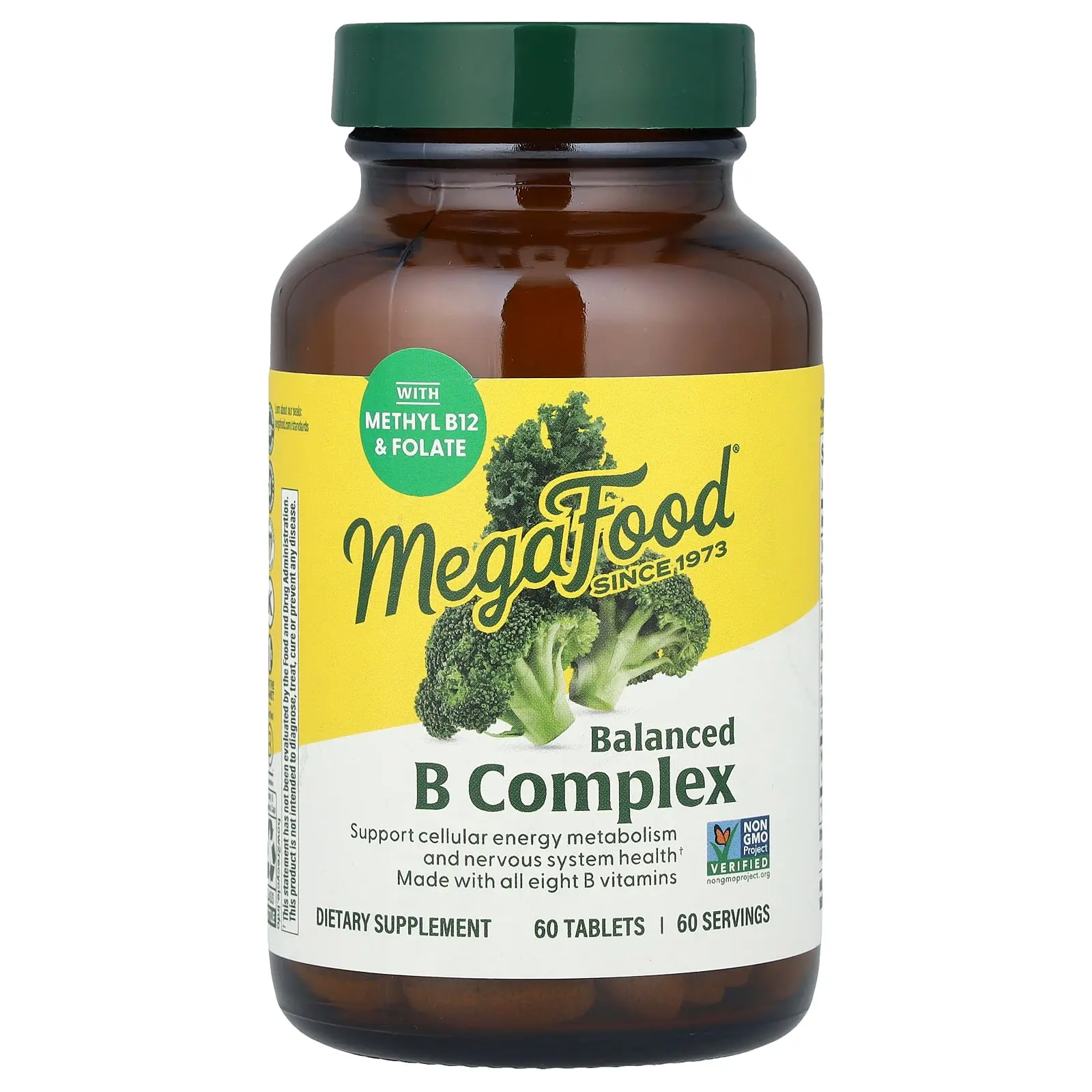 MegaFood Balanced B Complex, 60 Tablets