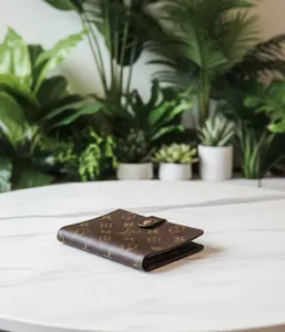 Pre-owned Louis Vuitton Canvas Small Leather Goods Monogram Small Agenda