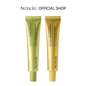 Arencia Booster Shot Skin Renewal Duo - Vitamin C &Retinalfor Day And Night Brightening, Pore Minimizing,Moisturizing.and Fades Dark Spots [1.01 fI oz + 1.01floz