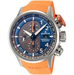 Edox Men's Chronorally 45mm Automatic Watch 01129-TOCAO-BUGO