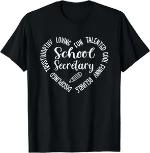 100% Cotton School Secretary T-Shirt