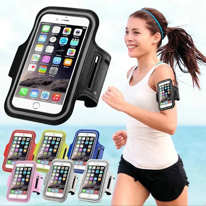 Universal Outdoor Sports Armband Case Phone Holder For iPhone 13 14 15 Samsung Huawei Gym Running Phone Bag Arm Band Case