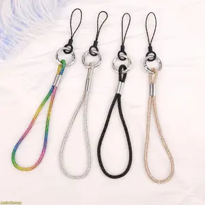 4-Piece Smartphone-Cellphone Lanyard Set, Fashion Accessories Made of Lanyards & Silicone, Simple-Sleek Stylish Accessories for Business Professionals, Daily Use