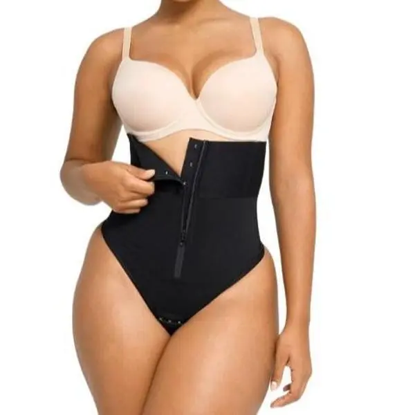 Shapellx AirSlim Boned Sculpt High Waist Thong Comfort Bodysuits Womenswear Shorts