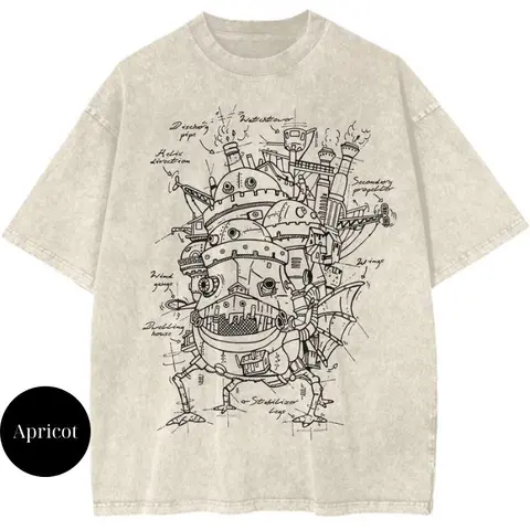 Men's Vintage Anime Cotton Round Neck Short-Sleeve T-Shirt - Cool Graphic Tee, Distressed Look, Humorous Print, Character Designs, Fitted Streetwear, Casual Menswear Tops, Vintage Graphic Tees