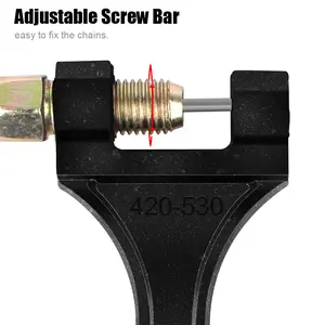 Link Splitter Pin Remover Carbon Steel Spanner For Motorcycle Bike ATV Universal 420-530 Chain Breaker Cutter Repair Tools