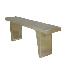 Prairie View  6 ft. Aluminum Single Plank Bench Seat- 17.4 x 9.5 x 72 in.