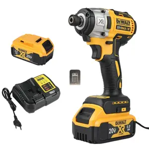Dewalt DCD887 20V Lithium-Ion Brushless Cordless Impact Drill & Screwdriver with 6.0 AH Battery and Charger for DIY & Professionals