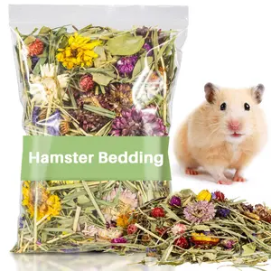 150g Hamster Bedding - Odor Control Flower & Herb Mix for Small Pets like Hamsters, Gerbils, Mice, and More