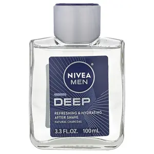 Nivea Men, Deep, Refreshing & Hydrating After Shave, Vanilla & Bourbon, 3.3 fl oz (100 ml)