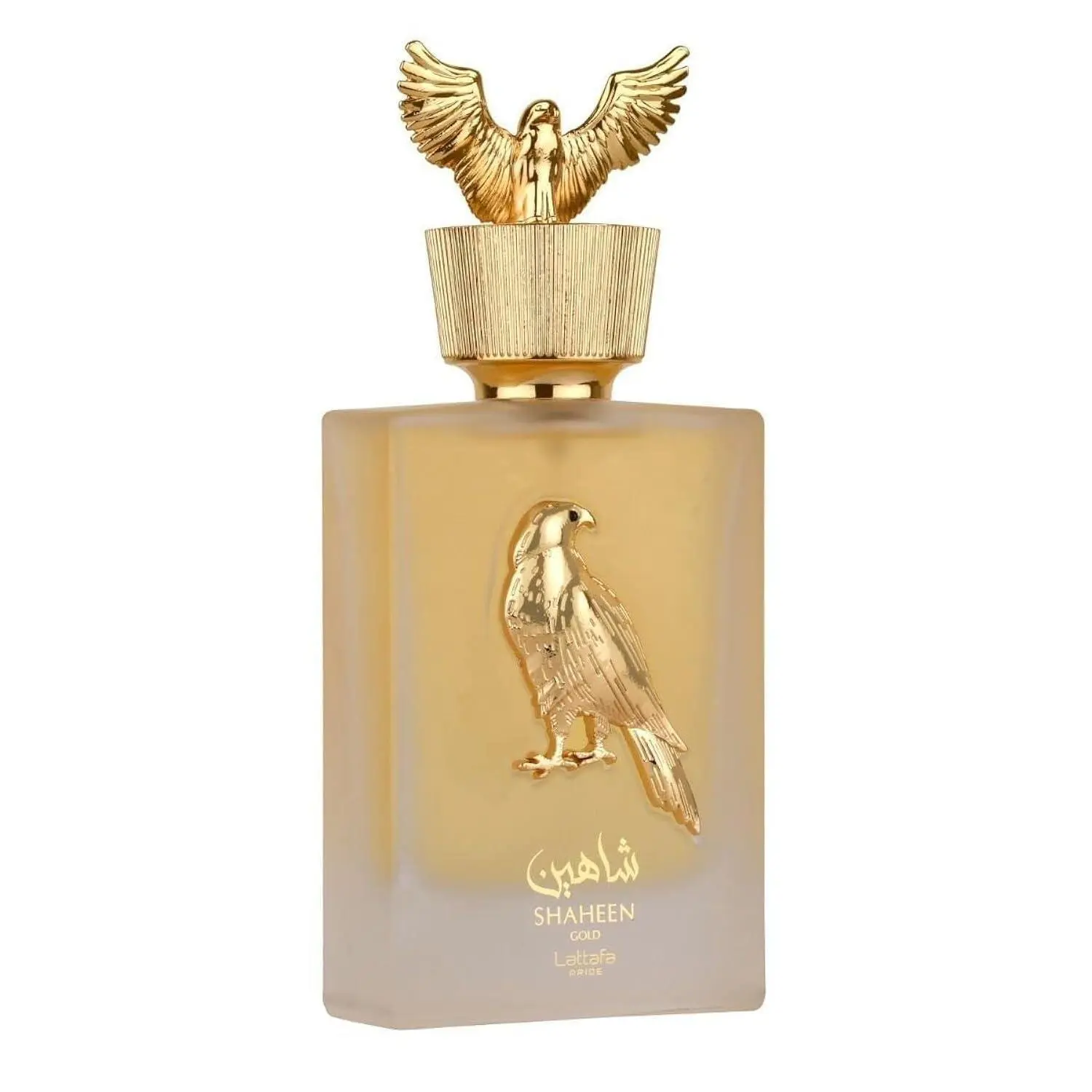 Lattafa Pride Shaheen Gold Unisex Eau de Parfum Spray 3.4 Ounce / 100 Ml Non Toxic