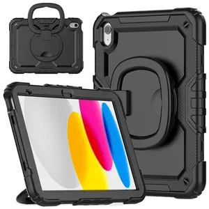 Shockproof Tablet Case with Screen Protector, Total Protective Dustproof Protective Case, Tablet Protector Cover Compatible with iPad 10th Generation 10.9-inch 2022 Tablet Casing