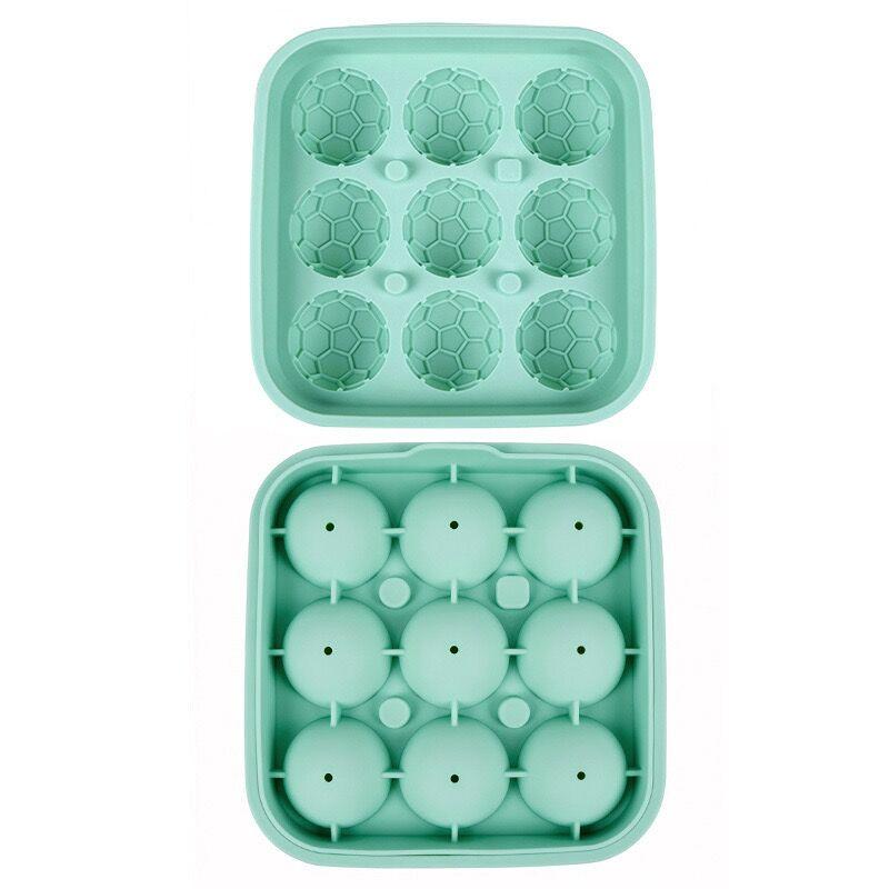Soccer Ball Ice Cube Tray – Food-Grade Silicone, BPA-Free, Slow-Melting Ice Balls for Whiskey, Cocktails, Juice & Drinks