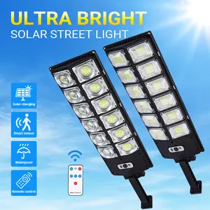 Qawtor New Solar Street Lamp Road Lighting With Remote Control Garden Light Dusk To Dawn Solar Light Outdoor With Motion Sensor And Remote Control, Suitable For Courtyard, Parking Lot, Garage, Street , Summervibes, Fathersdaygift