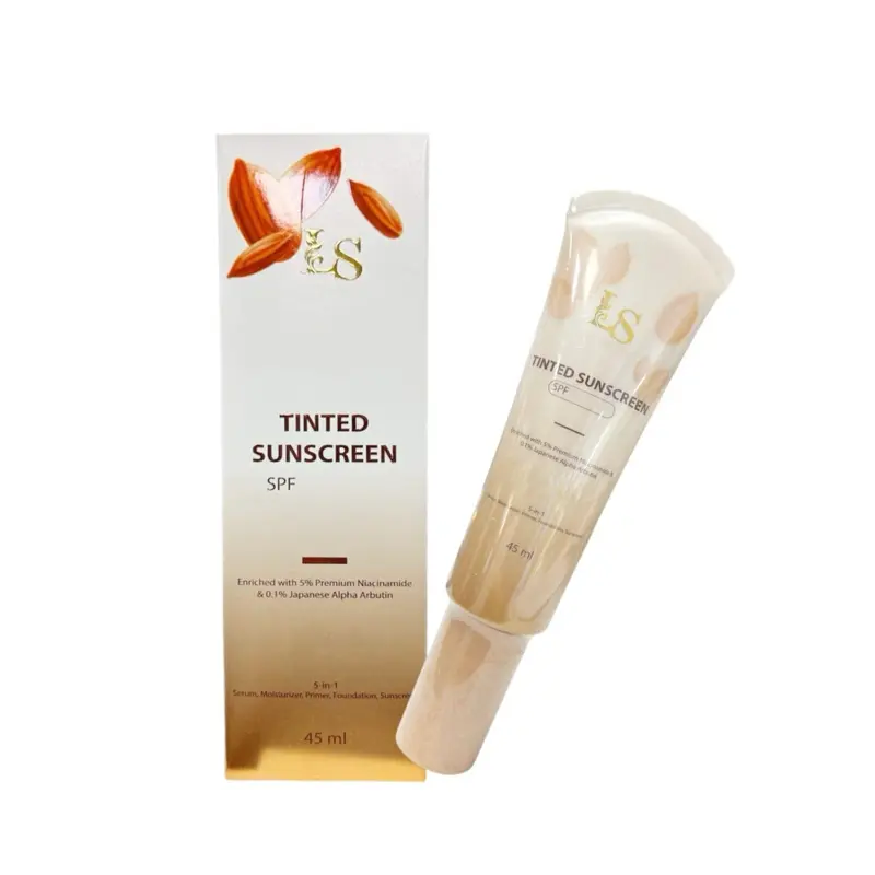 LUXE Skin Tinted Day Cream with Niacinamide & Alpha Arbutin, 5-in-1 Lightweight Daily Care, 45 mL