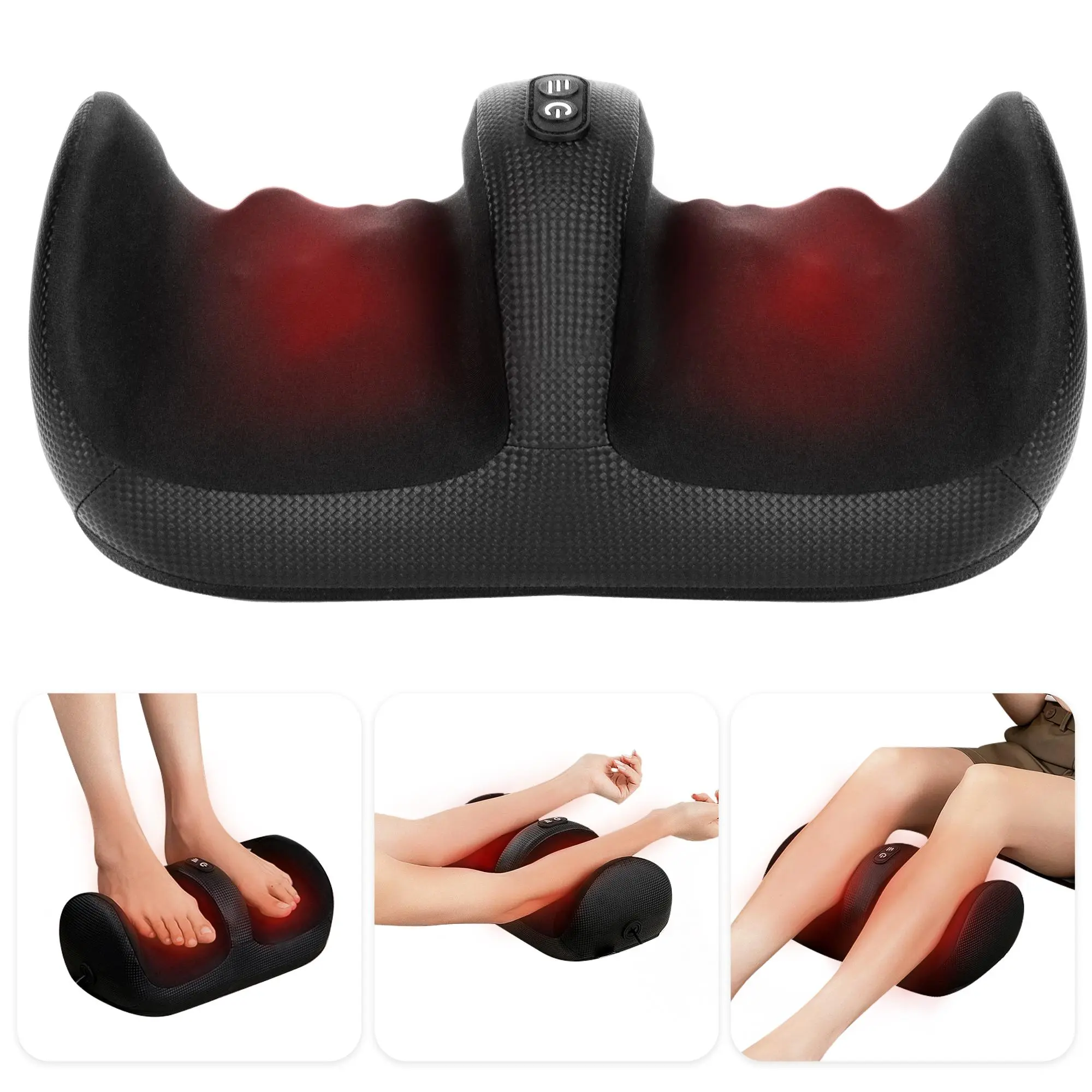 Nekteck Shiatsu Heating Foot Massager, Lightweight Foot Massage with Roller, Ideal for Offices and Home, Father's Day Gift Nekteck Shiatsu Heating Foot Massager, Lightweight Foot Massage with Roller, Ideal for Offices and Home, Father's Day Gift