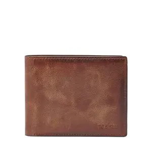 Fossil Men's Derrick Leather Bifold